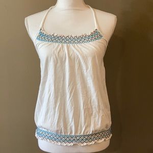 🌿3/$18🌿L.E.I. Halter Top with Beaded Tie Closure